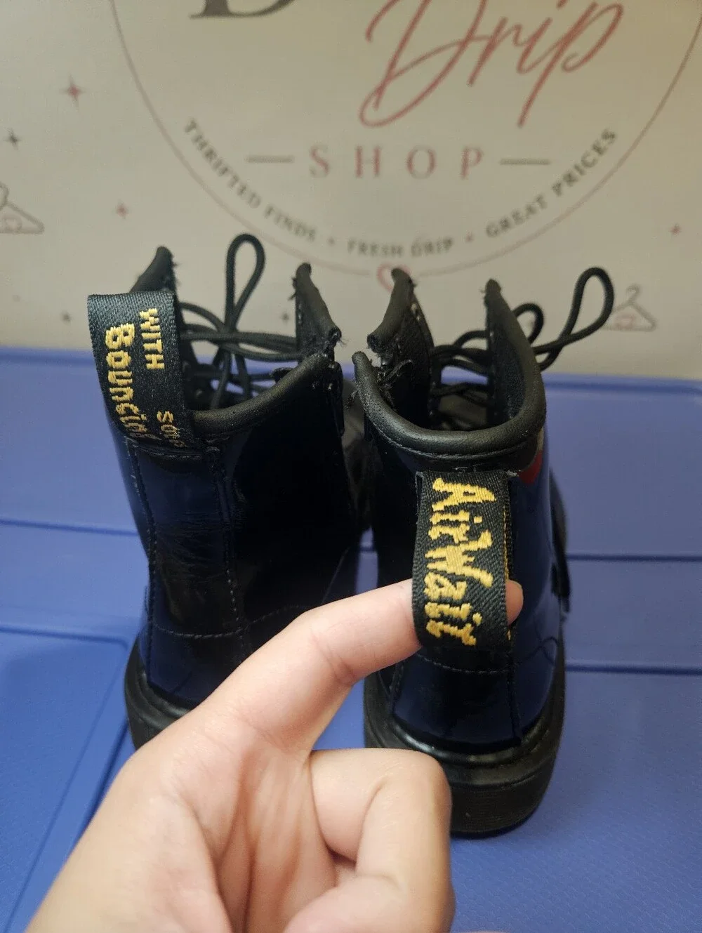 Dr. Martens eyelets up